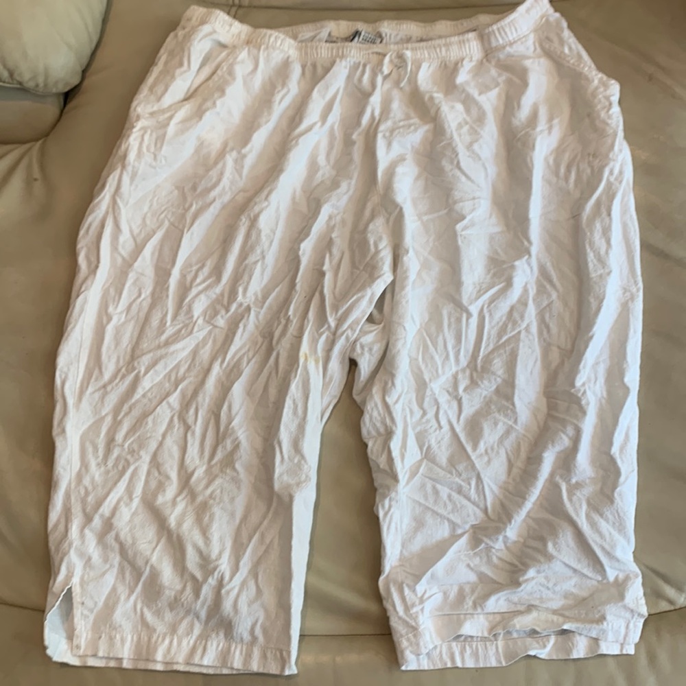 Cathy Essentials Women Cotton Capris XL USED